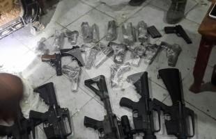 Arms Seized During Crackdown on Palestinian Smugglers
