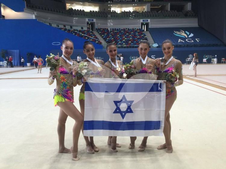 The Israeli Rhythmic Gymnastics Team Wins Gold