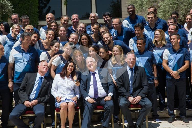 Olympic Delegation With President Rivlin and Minister Miri Regev