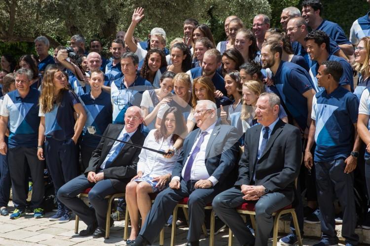 Olympic Delegation With President Rivlin and Minister Miri Regev