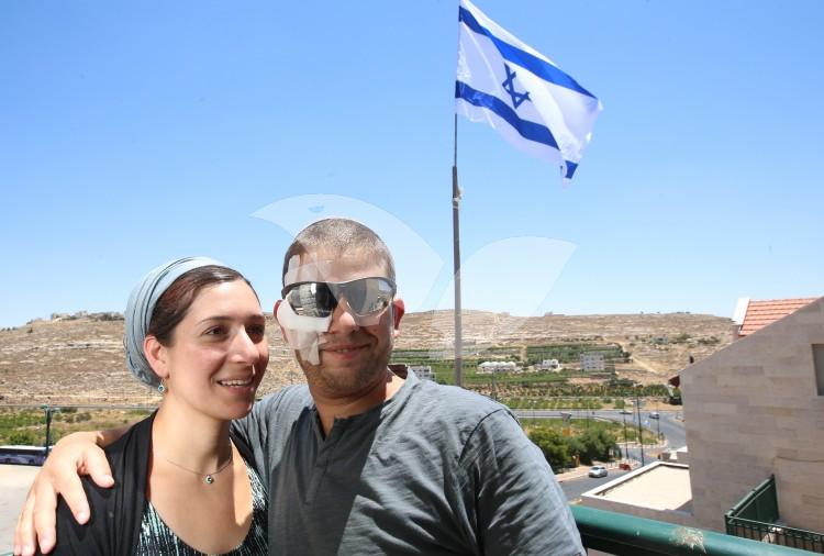 Shuki Gilboa with his wife Shlomit