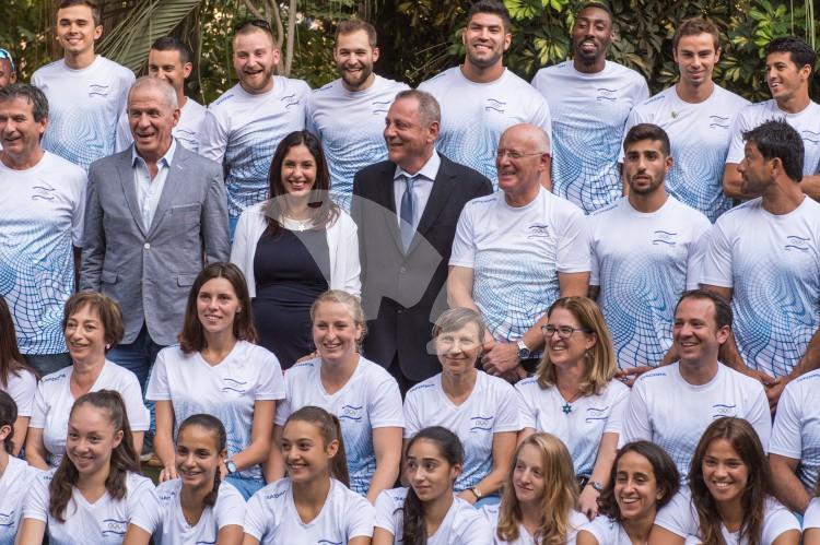 Culture and Sports Minister Miri Regev with Olympic Team Before Rio 2016