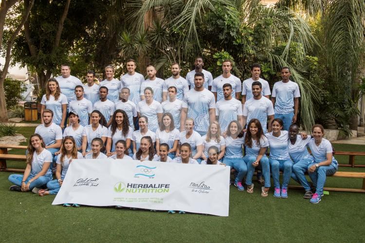Israeli Olympic Team in Israel Before Rio Games 2016