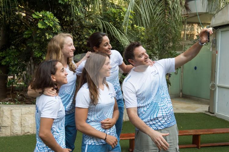 Israeli Female Judo Olympic Team in Israel Before Rio Games 2016