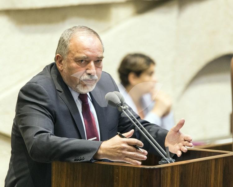 Defense Minister Avigdor Lieberman
