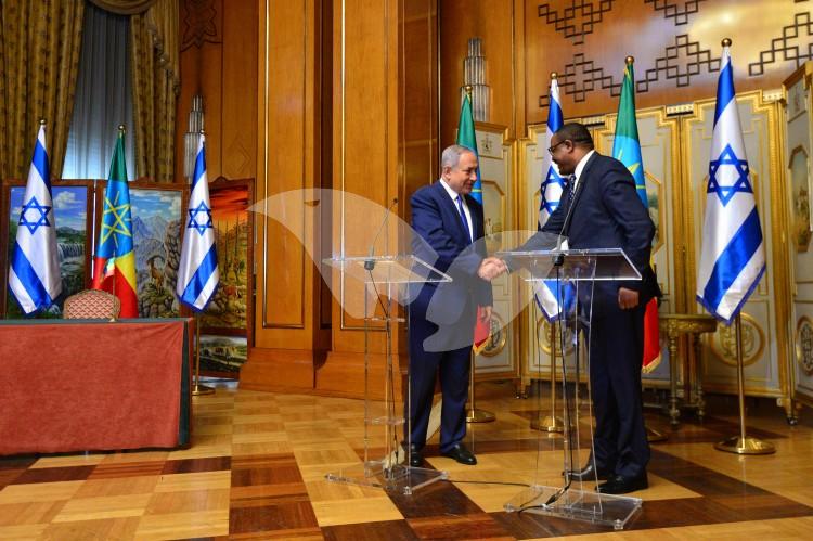 Netanyahu Meets Ethiopian Prime Minister 07.07.2016