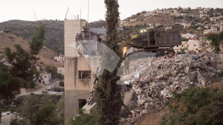House Demolished in IDF Raid in Surif 27.7.16