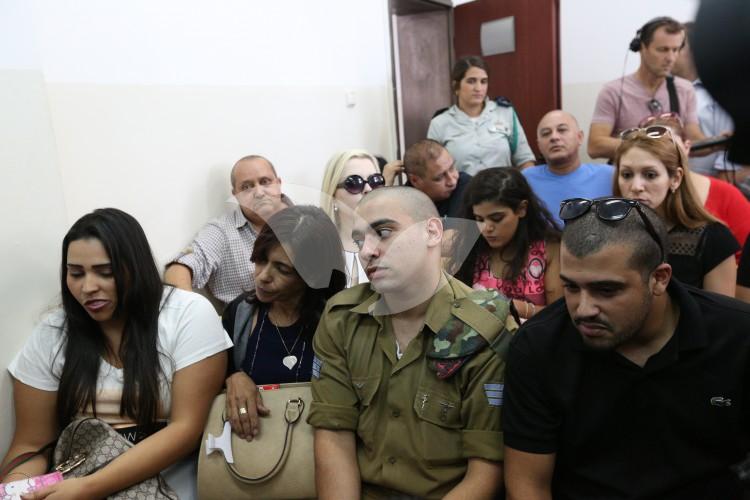 Hebron Shooter Elor Azaria During his Trial 28.8.16