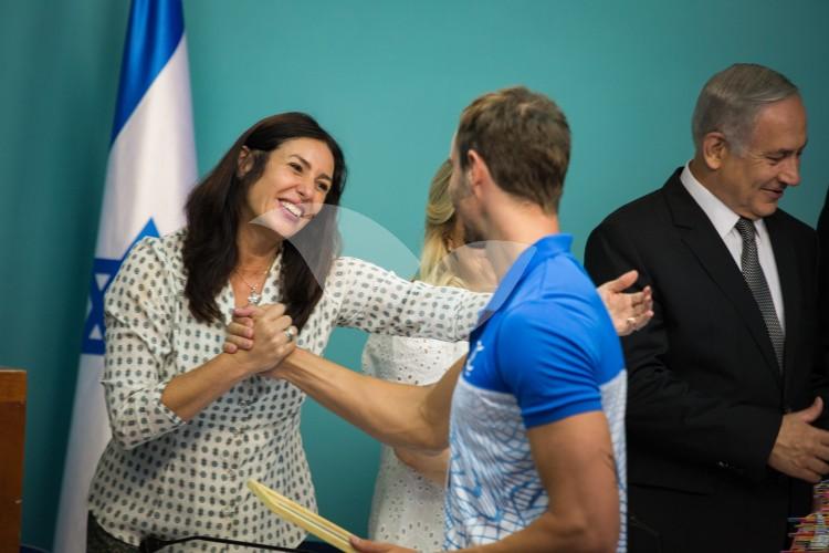 Prime Minister Netanyahu Meets the Olympic Team 30.8.16