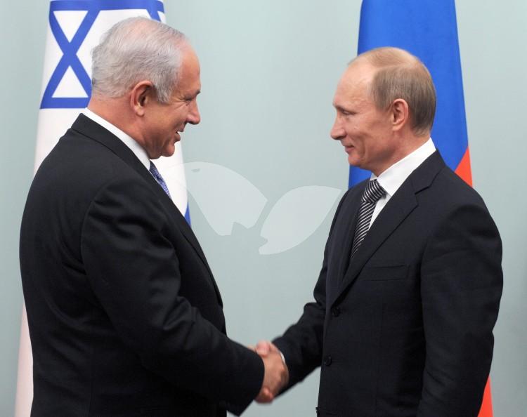 Prime Minister Netanyahu meets with the Prime Minister of Russia Vladimir Putin