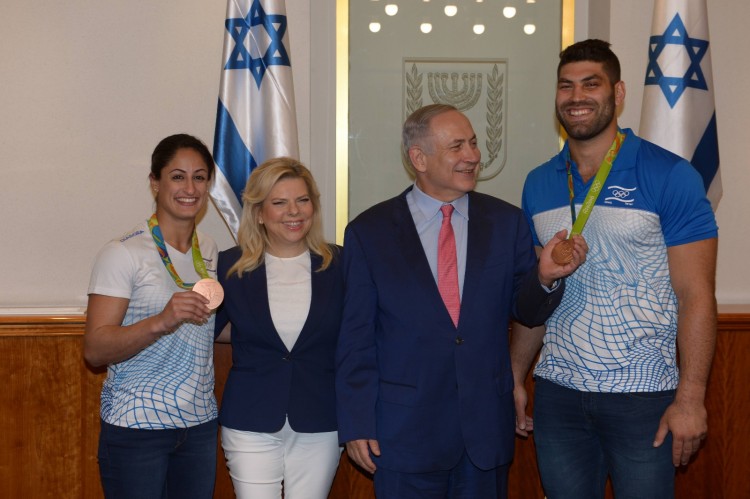 Netanyahu Congratulates Israel’s 2016 Judo Olympic Team Medalists