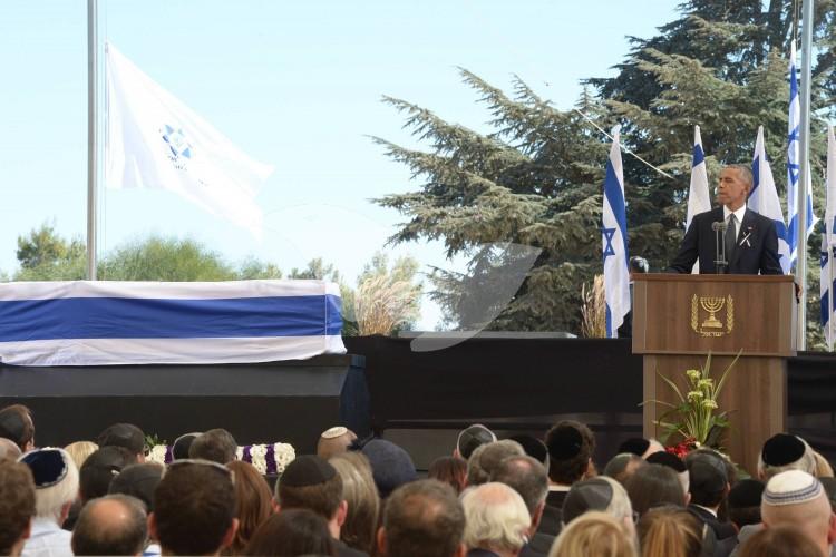 US President Barack Obama eulogizes  Shimon Peres