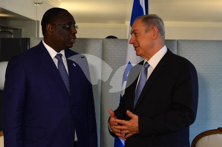 PM Netanyahu with Senegalese President Sall
