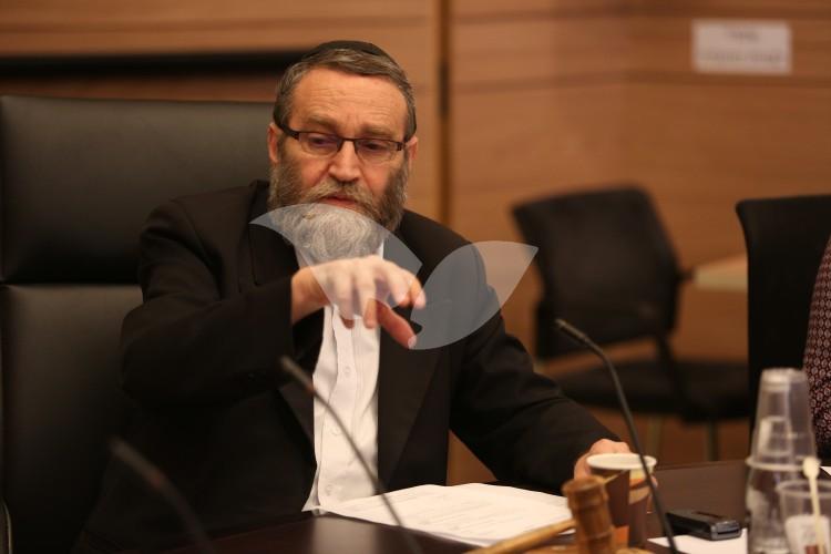 MK Moshe Gafni (United Torah Judaism) at Knesset Discussion 26.9.16