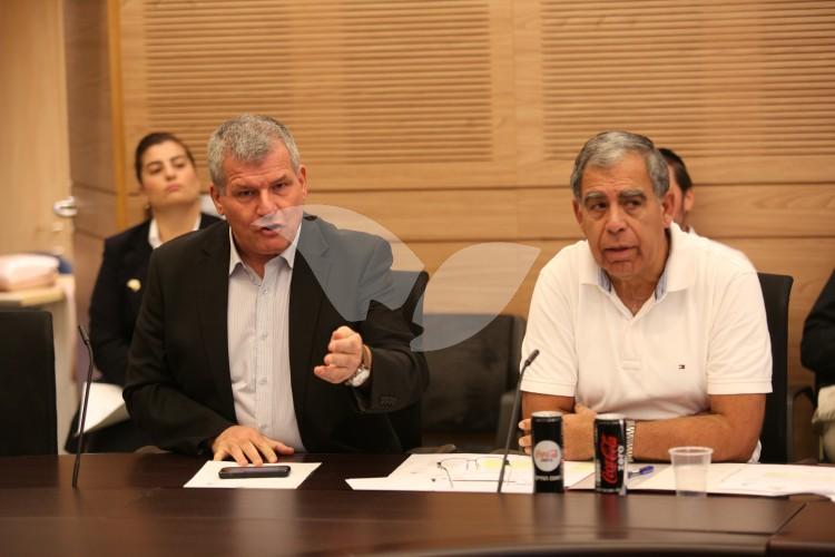 MKs Mickey Rosenthal and Mickey Levy at Knesset Discussion 26.9.16