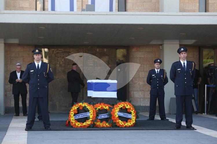 The Wake of Shimon Peres at Knesset Plaza