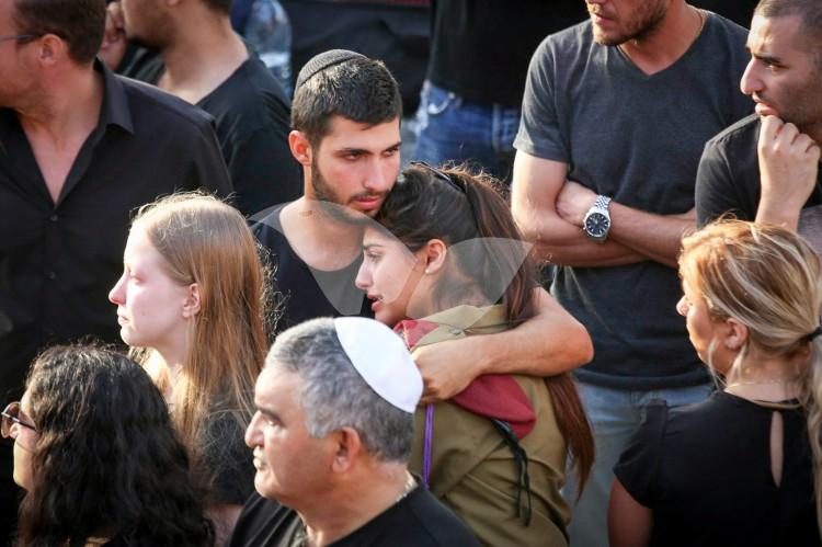 Funeral of Officer Yossi Kirma at mount Herzel Cemetery