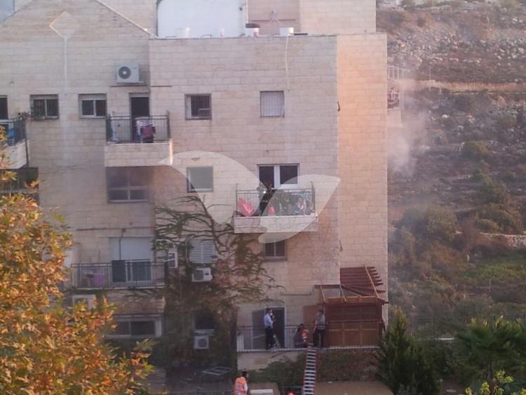 Fire in Beitar Illit 06.10.2016