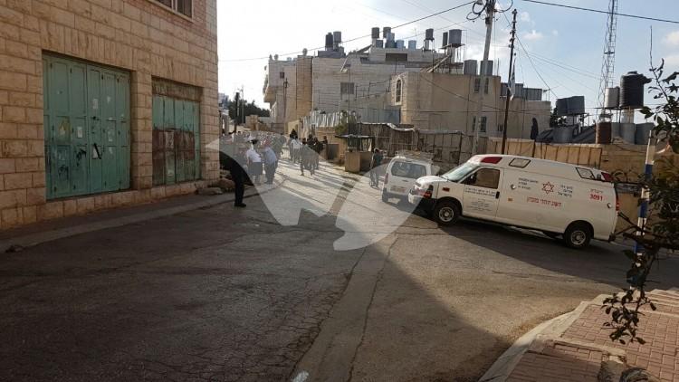 Scene of Hebron Stabbing 16.09.2016