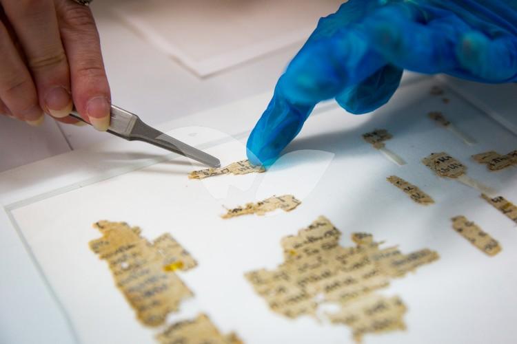 Scrolls conservation laboratory
