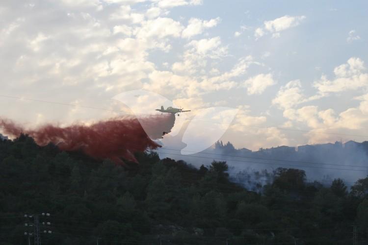 Fire in Zikhron Ya’akov in the Haifa District