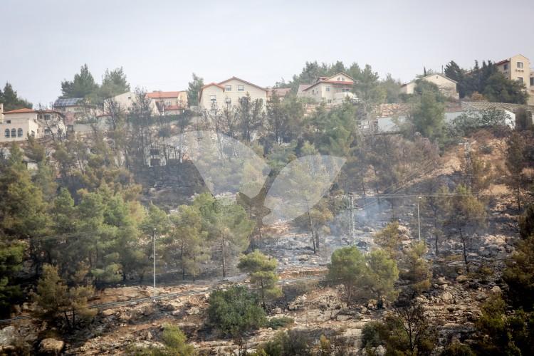 Damages from the Fire in Dolev