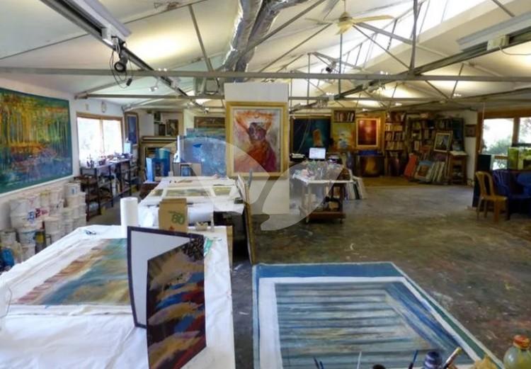 Yoram Raanan’s studio in Beit Meir