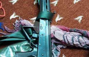 Kalashnikov Weapon Seized by the IDF in the Village of Yatta during Nightly Raids