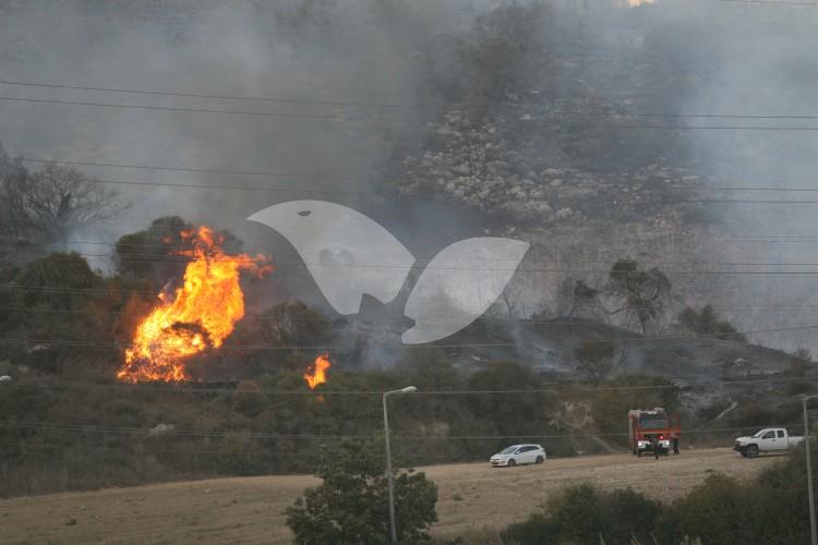 Fire in Zikhron Ya’akov in the Haifa District