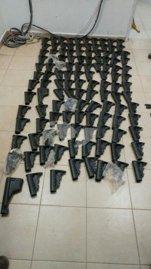 Weapon Parts Seized by the IDF During Nightly Raids in Judea and Samaria