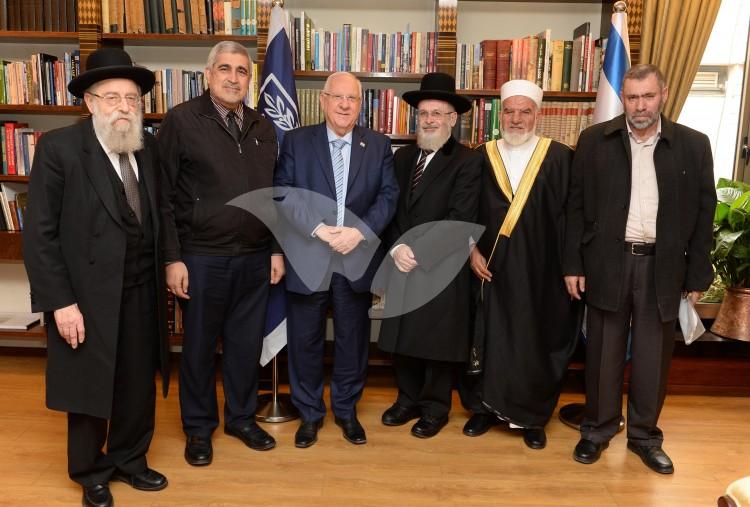 President Rivlin Convenes Meeting with Religious Leaders in the Background of the Muezzin Bill