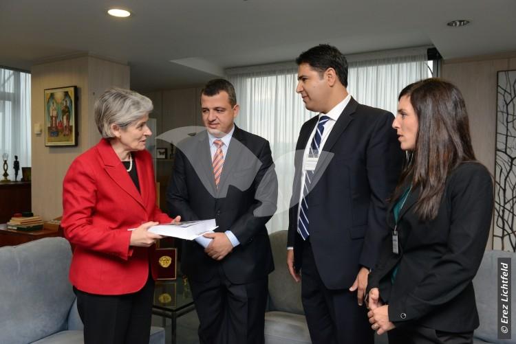 Meeting of pro-Israeli organizations with UNESCO Director-General Irina Bokova
