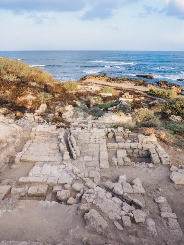 The ancient synagogue of Caesarea