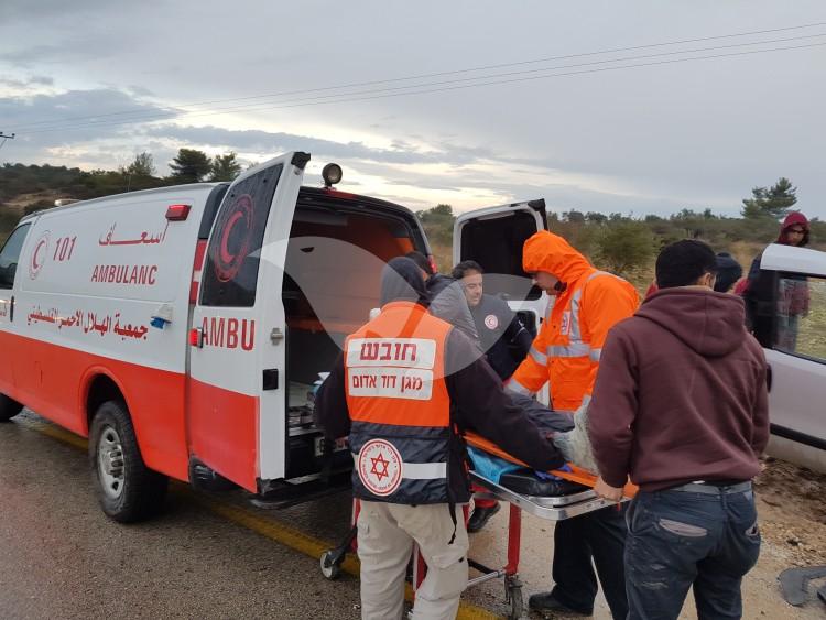 Six Palestinians Injured in Accident on Road 465, in Judea and Samaria