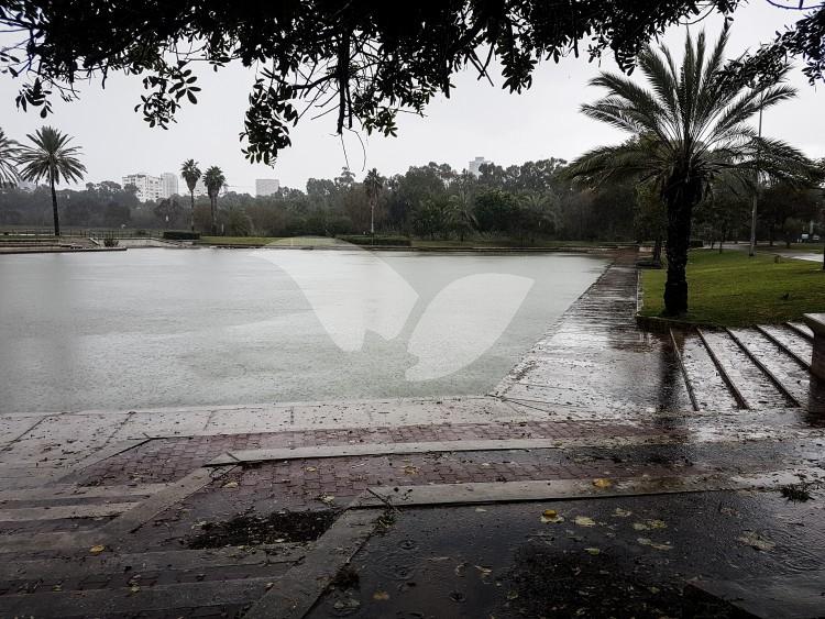 Hail Storms in Israel. Heavy Rainfall in the Central District