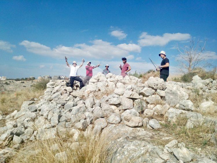 Students from the Melach Ha-Aretz preparatory program discover an Ottoman army outpost