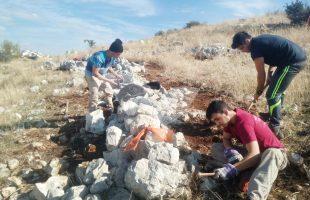 Students from the Melach Ha-Aretz preparatory program discover an Ottoman army outpost