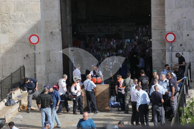 Attempted Stabbing Attack in Damascus Gate, Jerusalem