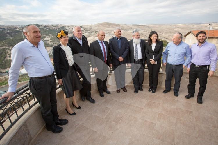 The Jewish Home Faction Meeting in Ma’ale Adumim