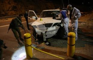 Attempted Car-Ramming Attack in Binyamin