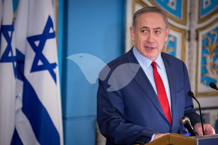 Prime Minister Netanyahu address foreign diplomats at the Yad Vashem
