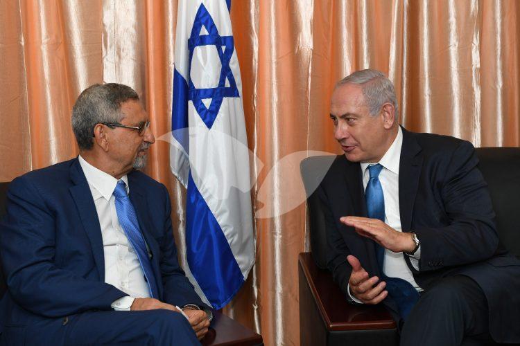 Cape Verde President Jorge Carlos Fonseca and PM Binyamin Netanyahu