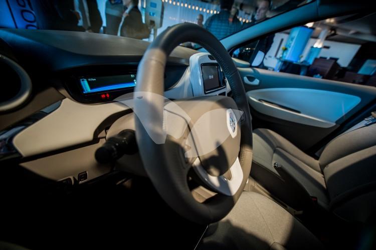 A press conference on the occasion of the launch of Renault’s electric vehicle: ZOE.