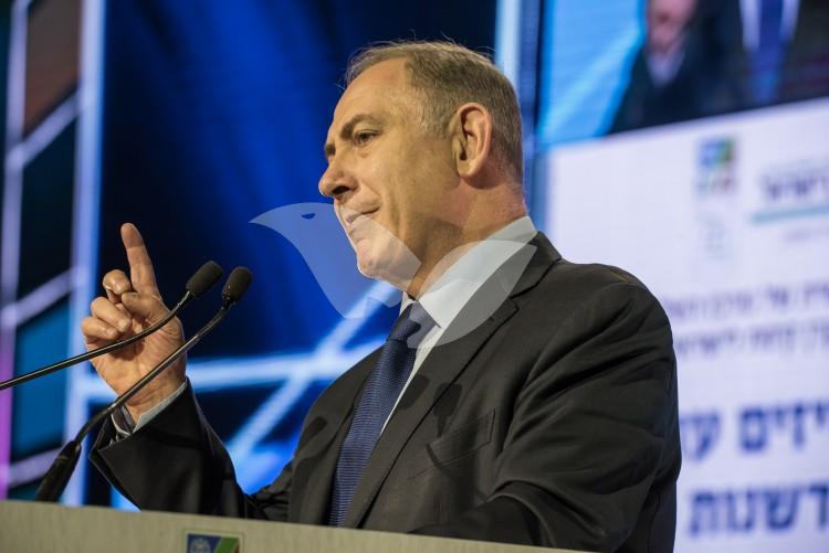 Prime Minister Benjamin Netanyahu at the Sixth Annual Conference of the Union of Local Authorities in Israel and the Jewish National Fund