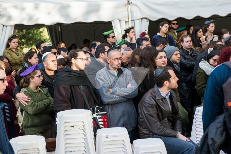 Funeral of terror victim Yael Yekutiel, 9.1.17