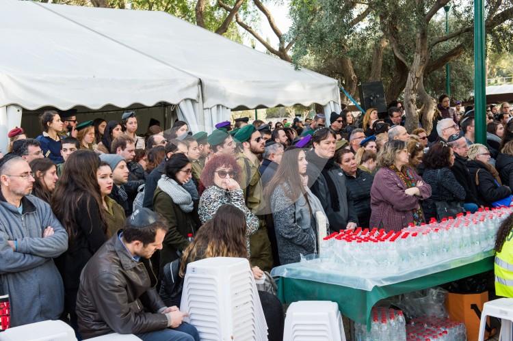 Funeral of terror victim Yael Yekutiel, 9.1.17