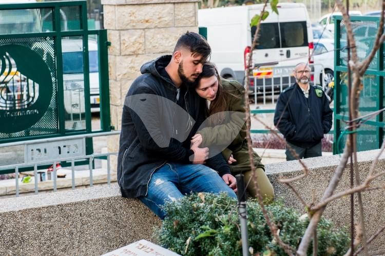 Funeral of terror victim Yael Yekutiel, 9.1.17