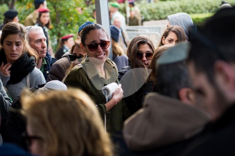 Funeral of terror victim Yael Yekutiel, 9.1.17