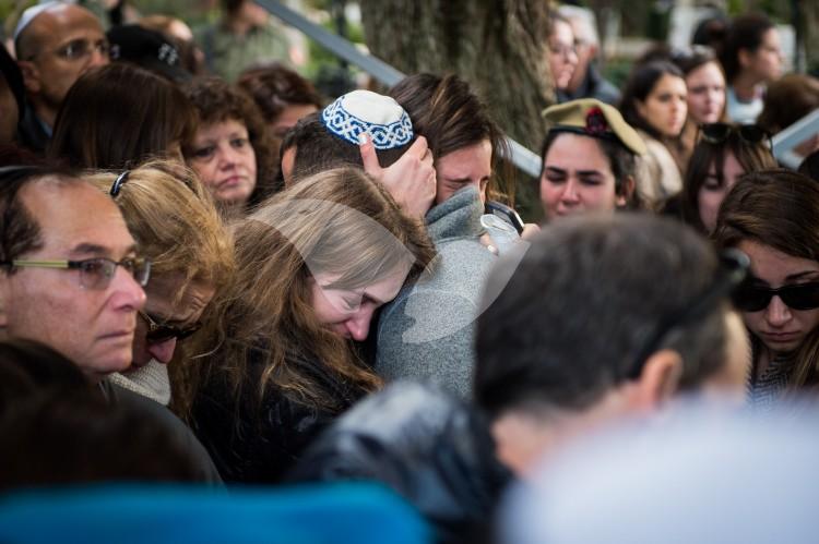 Funeral of terror victim Yael Yekutiel, 9.1.17