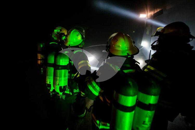 Police, firefighting teams and emergency services train for rescuing hostages from burning bus. Highway 1 Harel Tunnel, Jerusalem